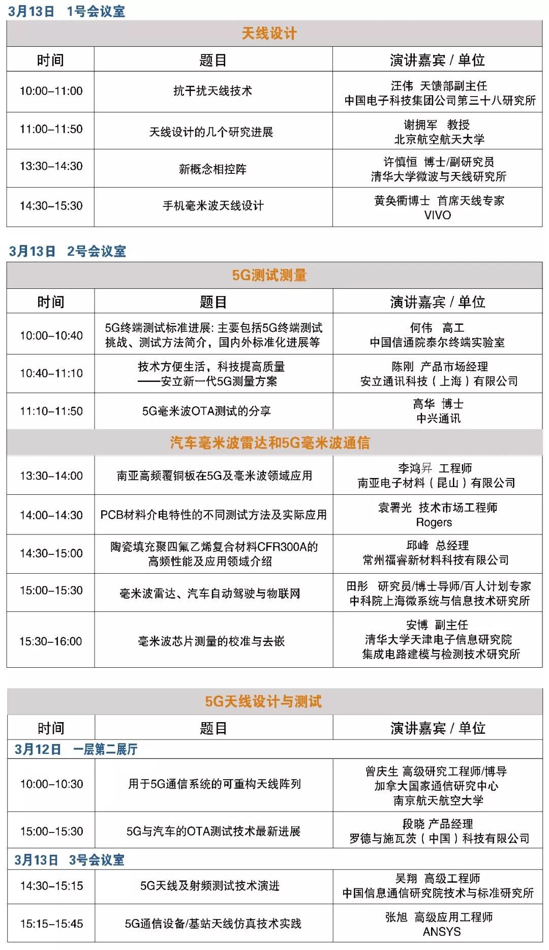 歡迎報(bào)名參加微波毫米波天線大會(huì)